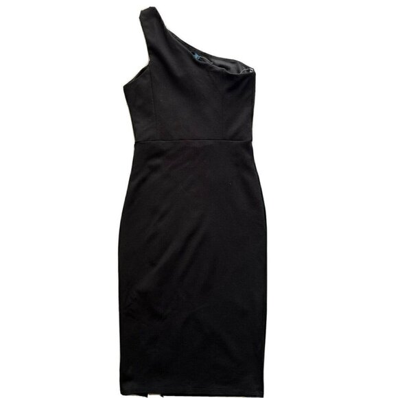 Soprano Dresses & Skirts - Soprano Black One-Shoulder Bodycon Dress Sleek Party Sz XS